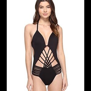 Kenneth Cole-macrame - push-up-one-piece-swimsuit
